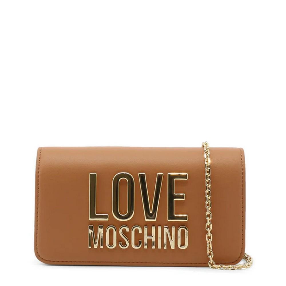 Moschino Women`s Handbag Ladies Bag Traccollina Bonded PU Cammello JC5610PP1FLJ020A