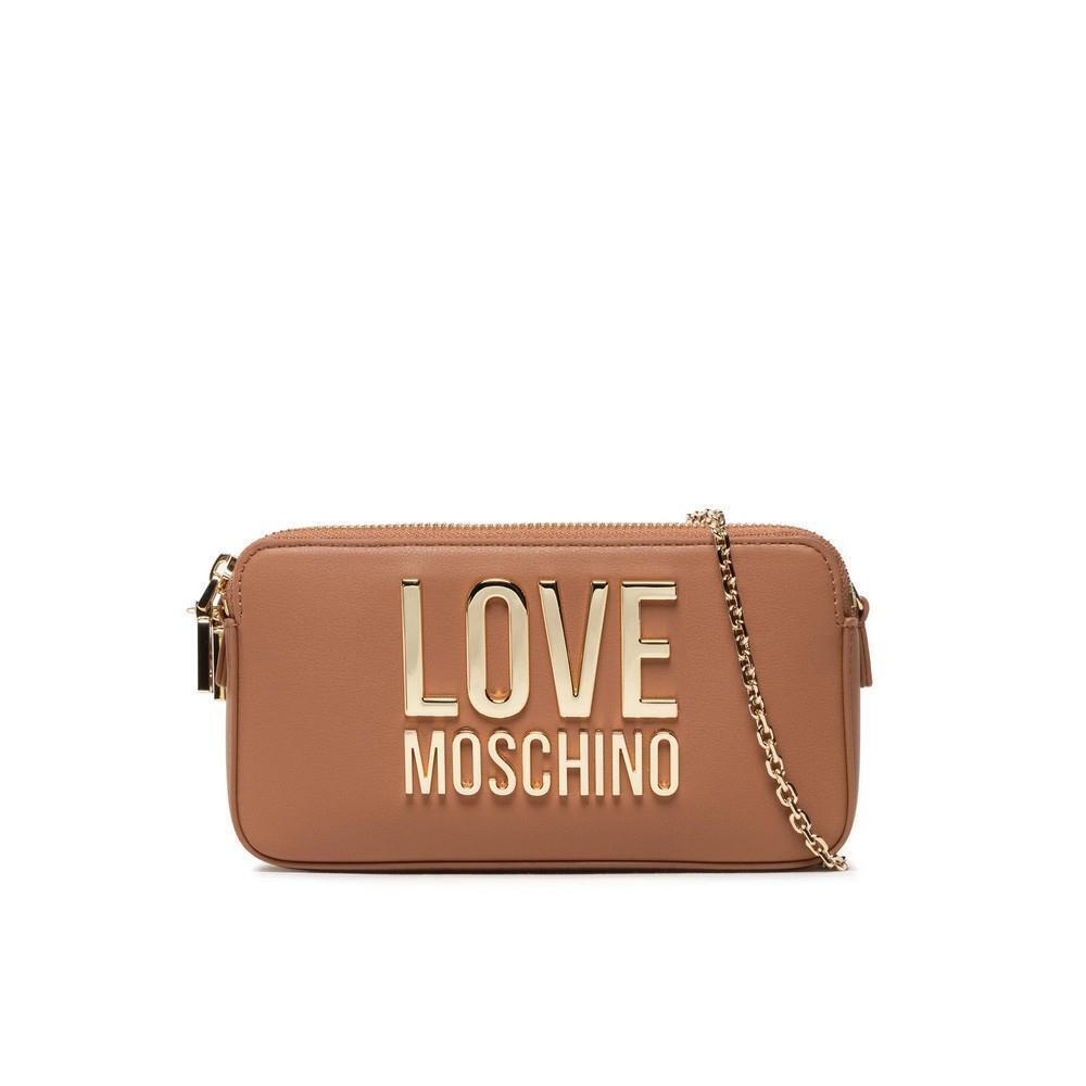 Moschino Women`s Handbag Ladies Bag Portafoglio Bonded PU Cammello JC5609PP1FLJ020A