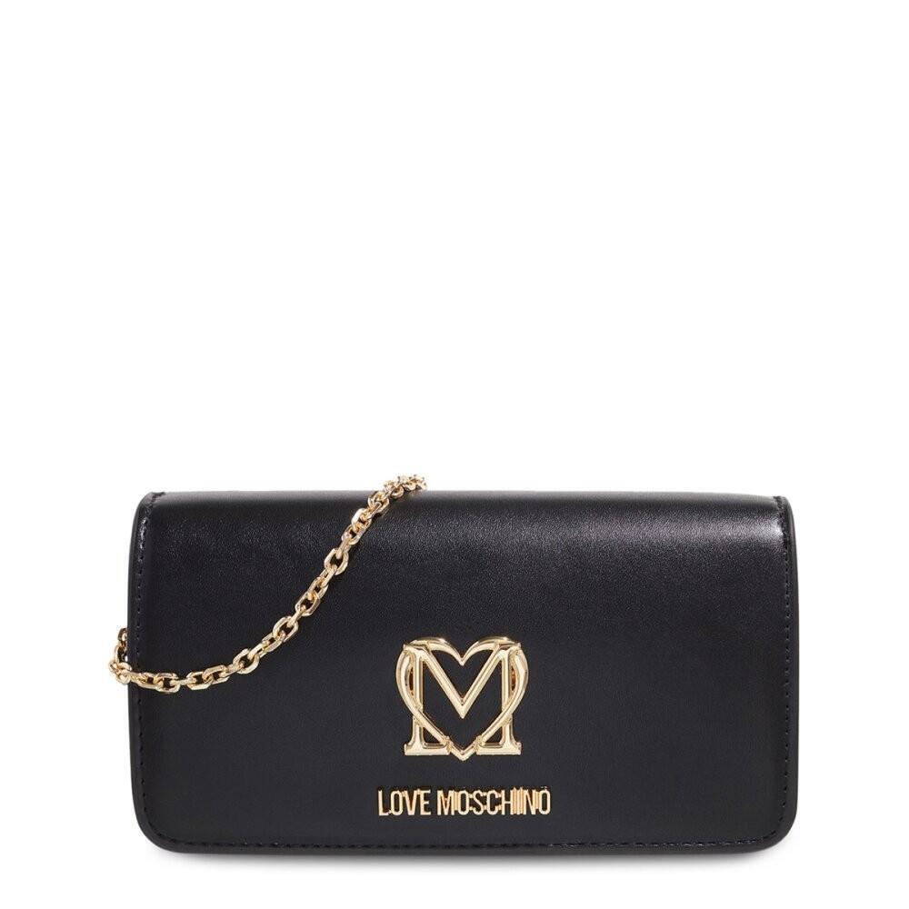 Moschino Women`s Handbag Ladies Bag Tracollina Craftsman Slg PU Nero JC5698PP0FKQ