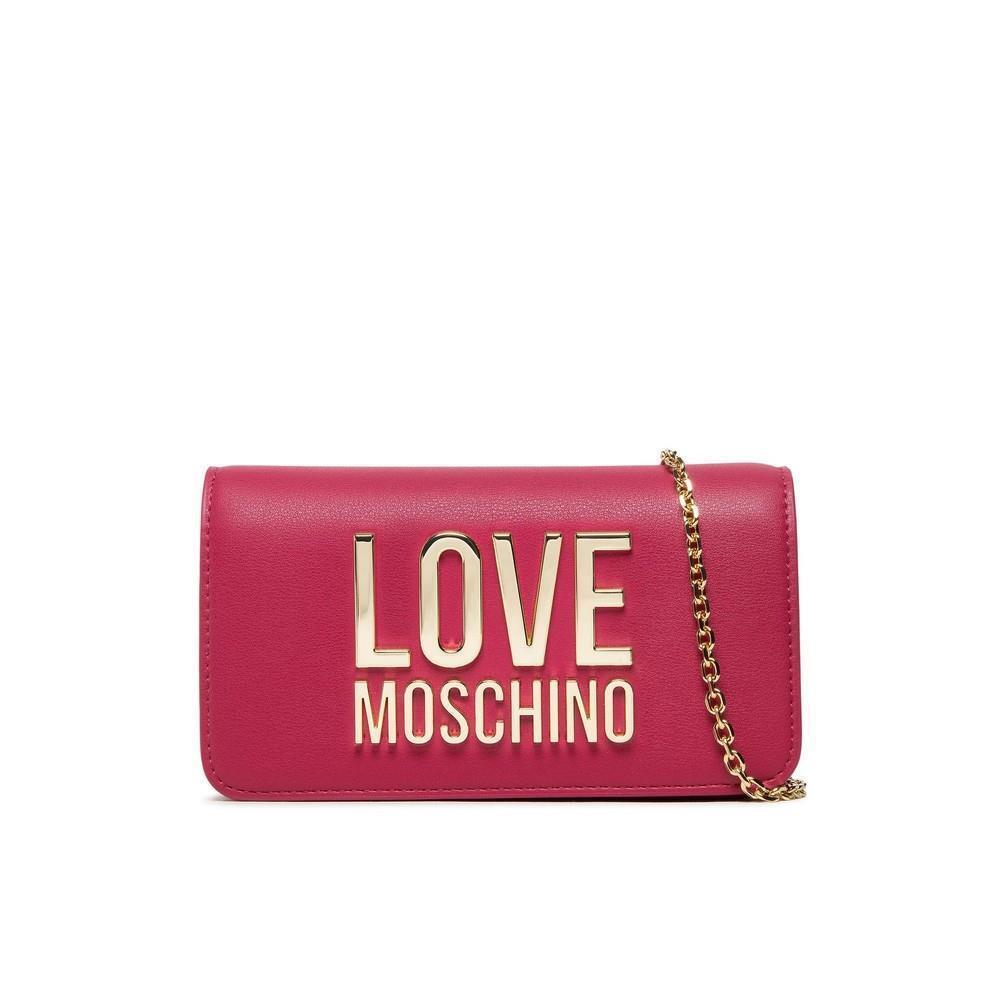 Moschino Women`s Handbag Ladies Bag Tracollina Bonded PU Fuxia JC5610PP1FLJ060A