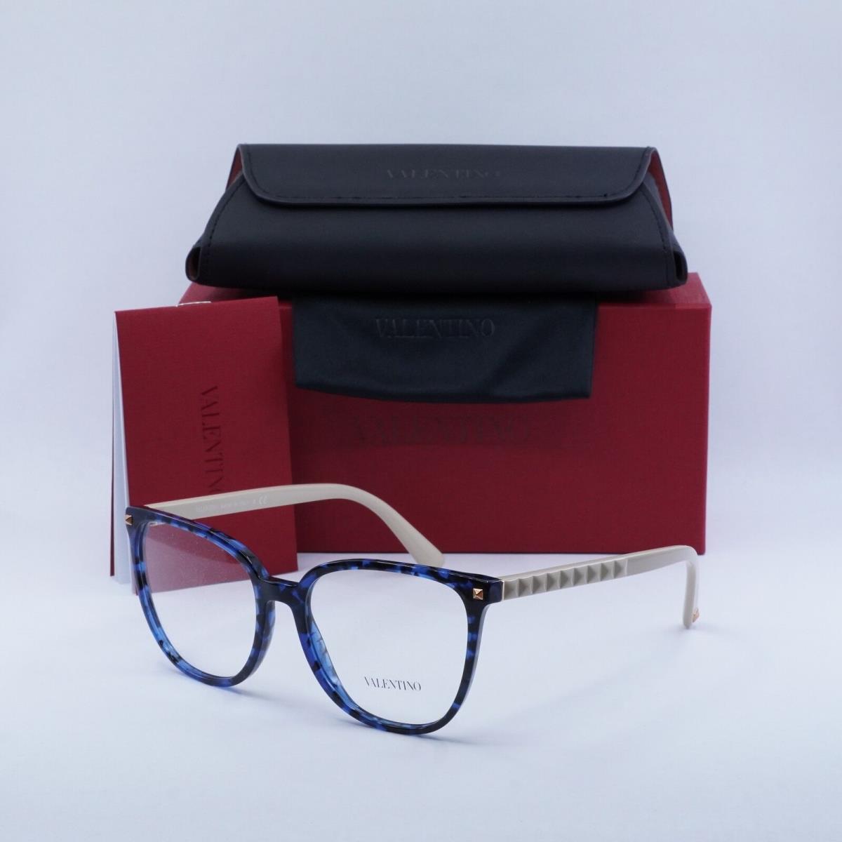 Valentino VA3059 5031 Blue Havana/gold 54mm Eyeglasses