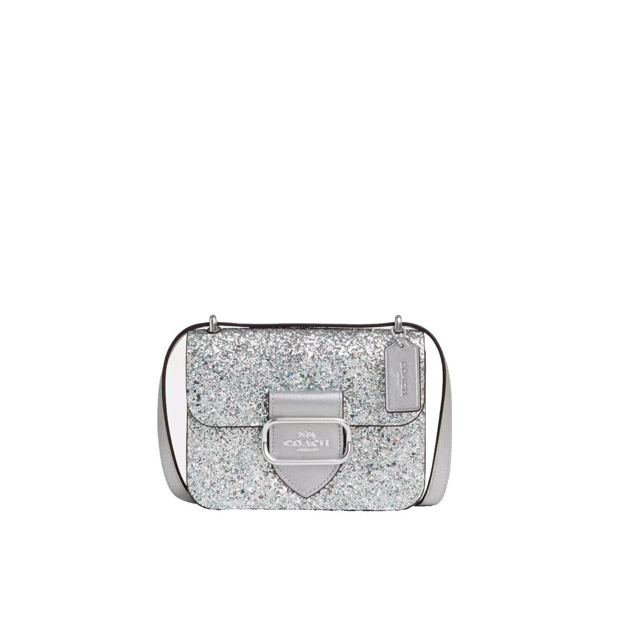 Coach Morgan Square Crossbody - Glitter Silver CO925