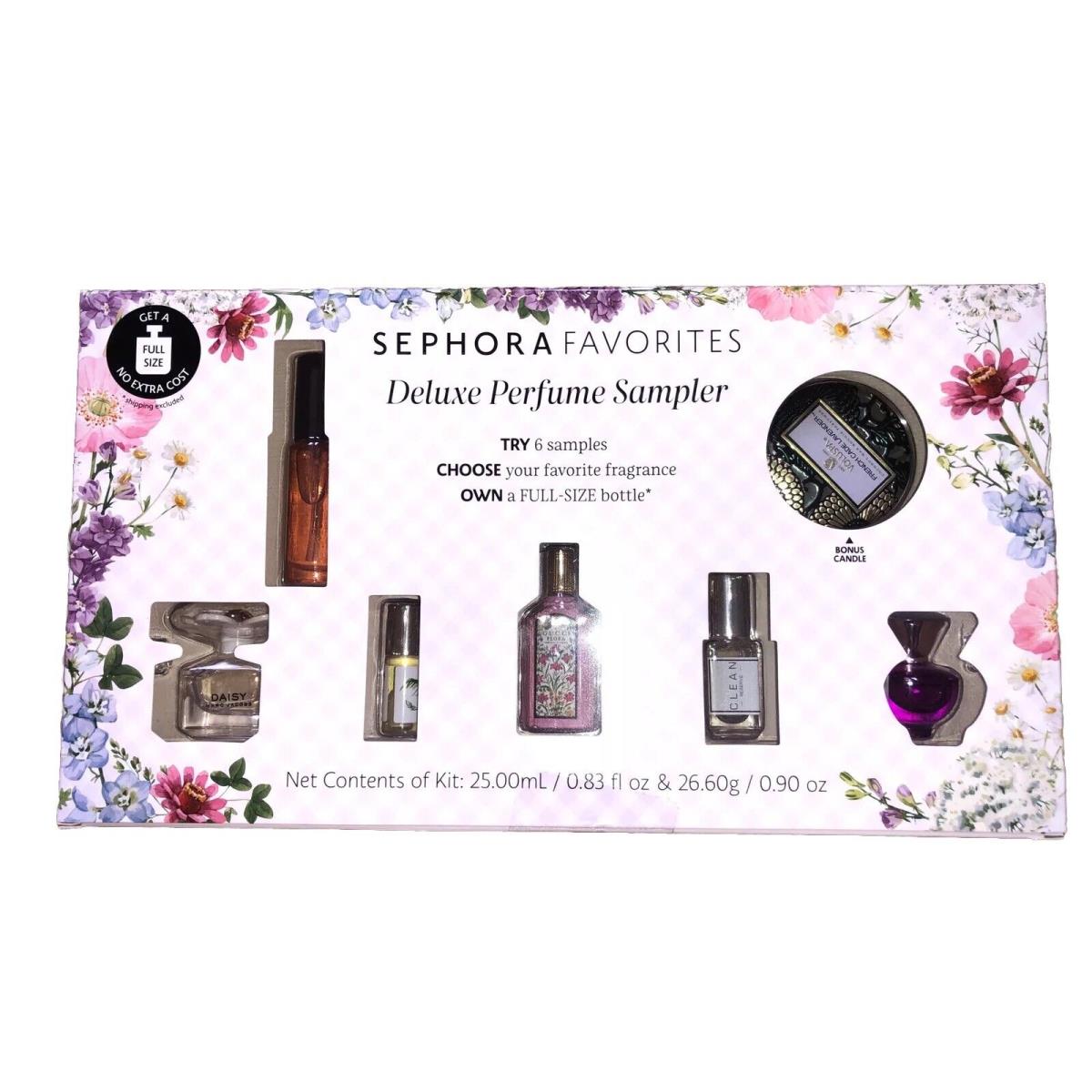 Sephora Favorites Deluxe Perfume Sampler Certificate Included Gucci ++