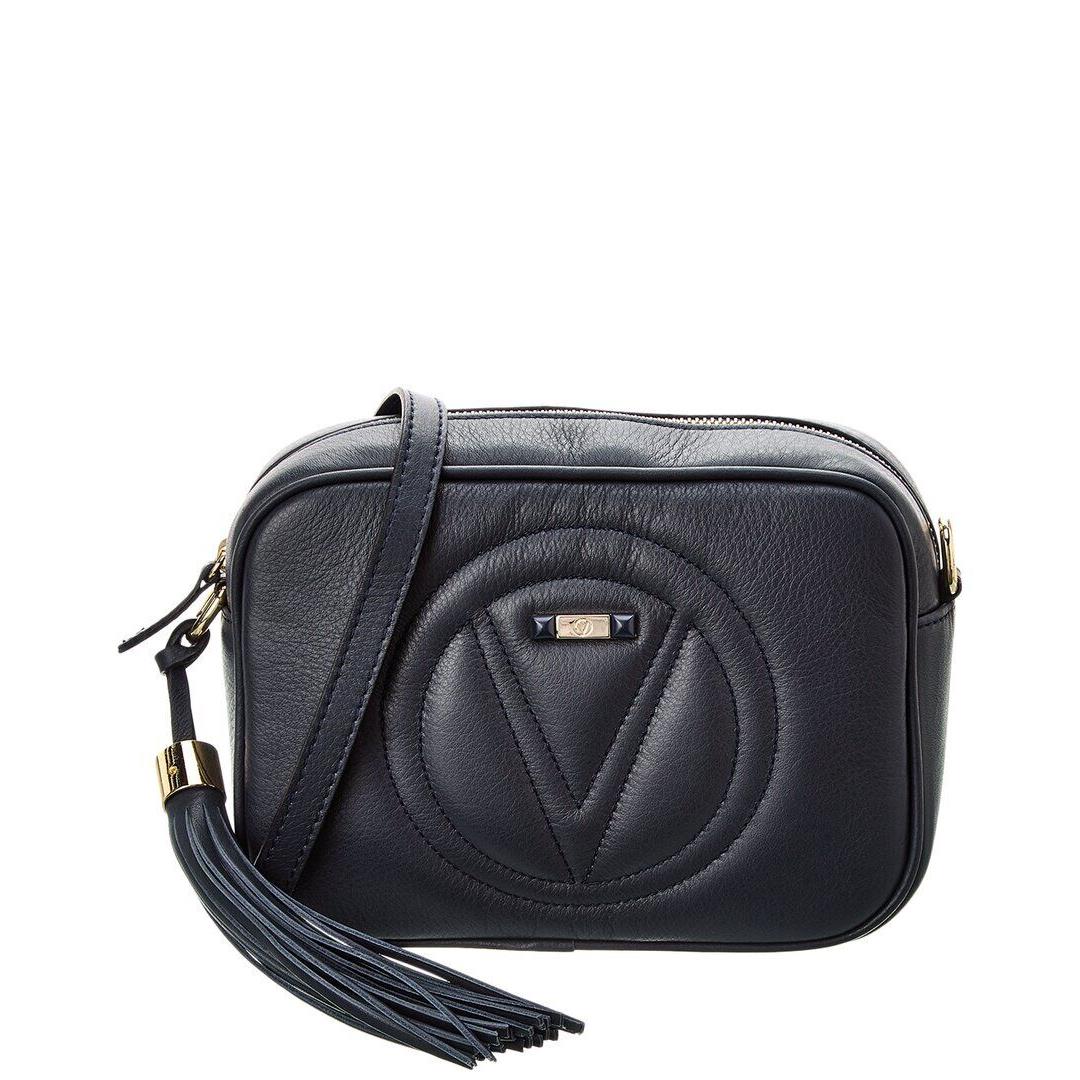 Valentino By Mario Valentino Mia Signature Leather Crossbody Women`s Blue