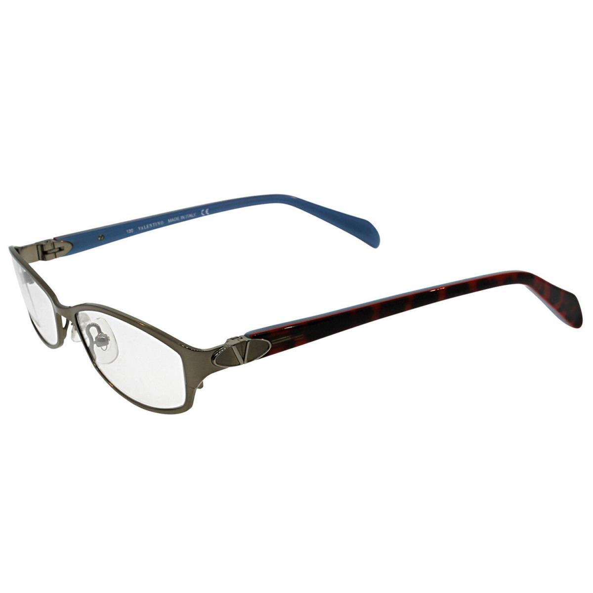 Valentino VL 5591 Njs Sliver Rectangle Metal Eyeglasses 49mm