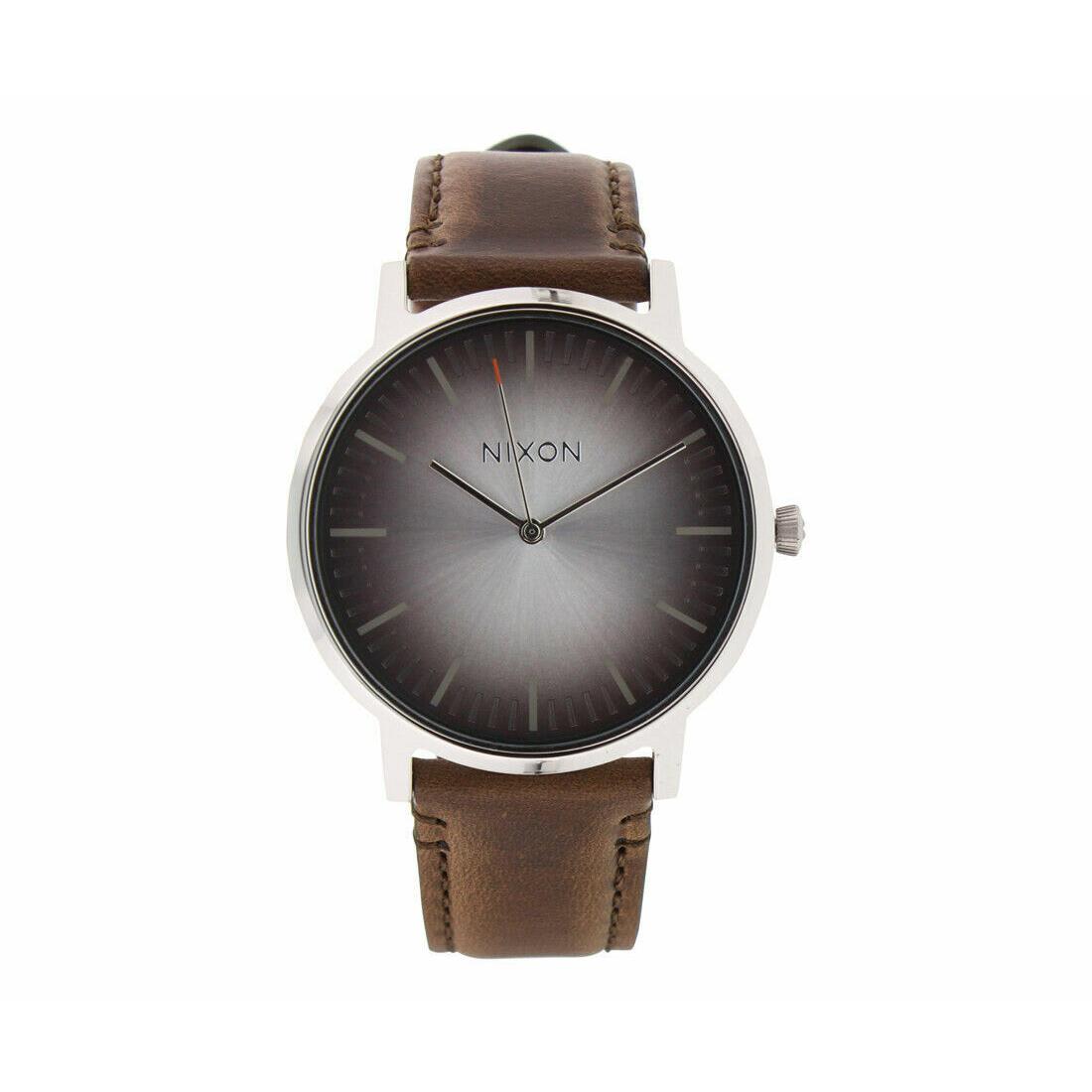 Nixon 40mm Time Teller Ombre/taupe Men`s Leather Watch A045 2594-00