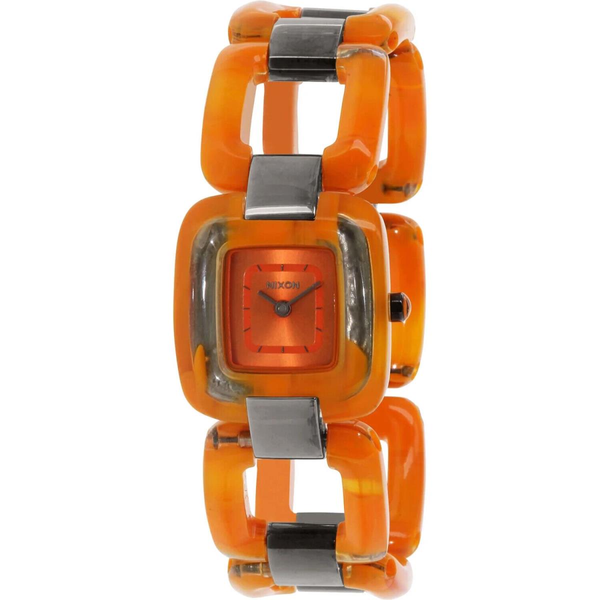 Nixon Women`s Sisi Marmalade Orange Dial Watch - A248-877