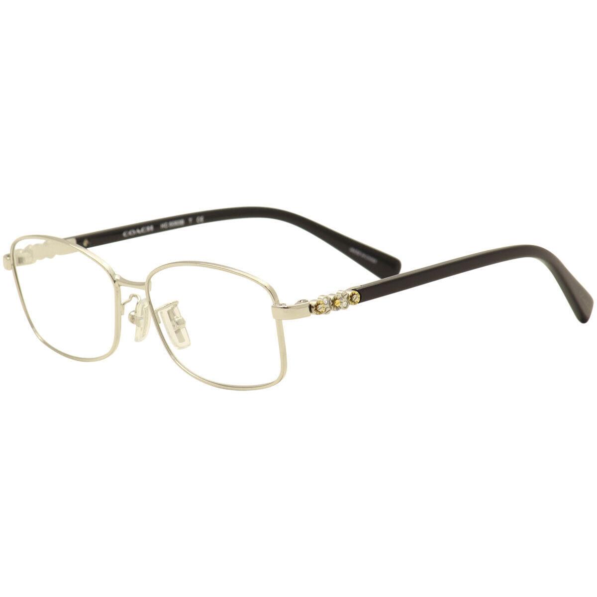 Coach Women`s Eyeglasses HC5083B HC/5083/B 9015 Silver/black Optical Frame 51mm