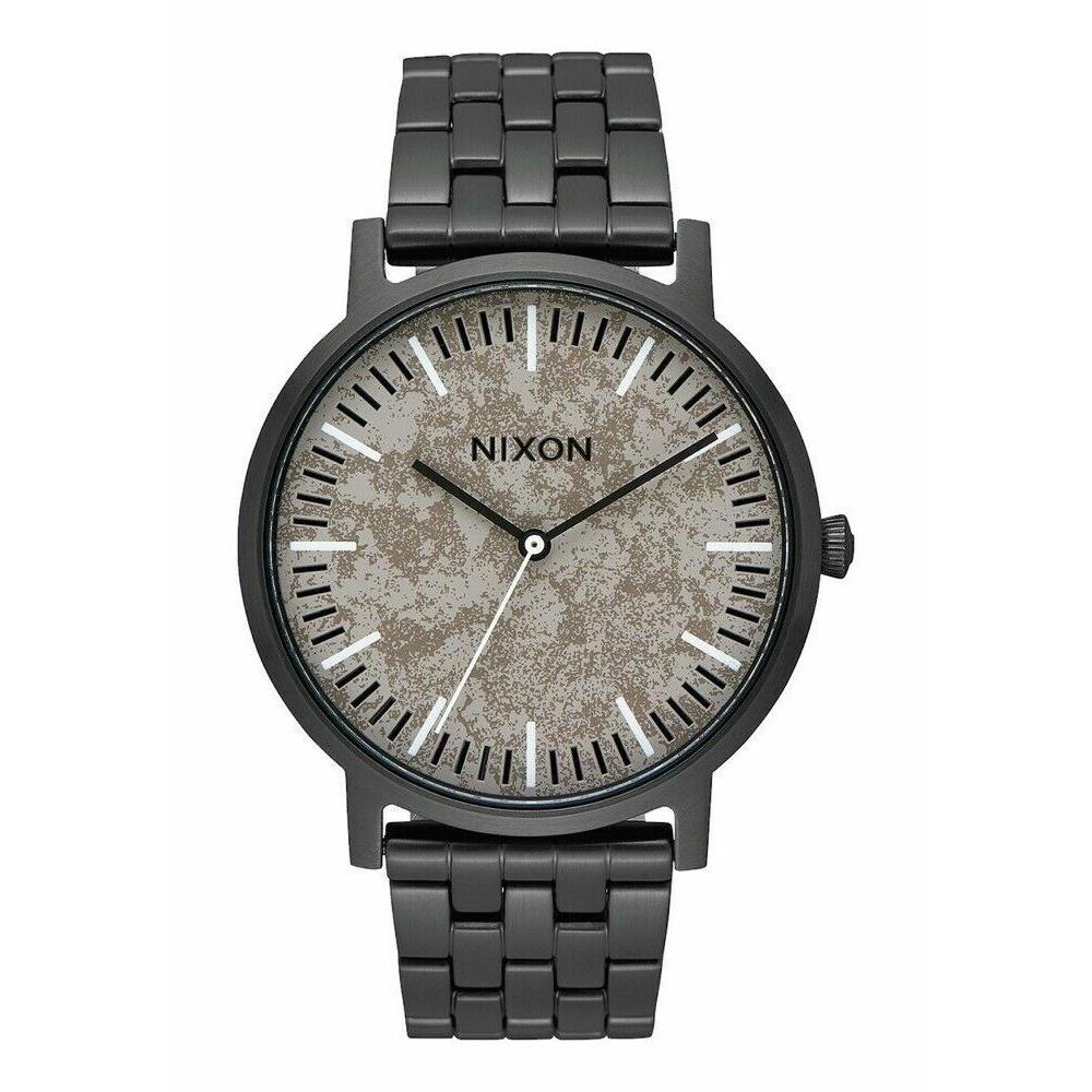 Nixon Unisex 40mm Nixon The Porter Black Stainless Steel Watch A1057 2687