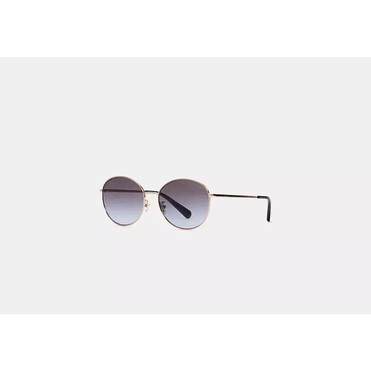 Coach UV Protection Lia Round Sunglasses C3482 Grey Gradient Below