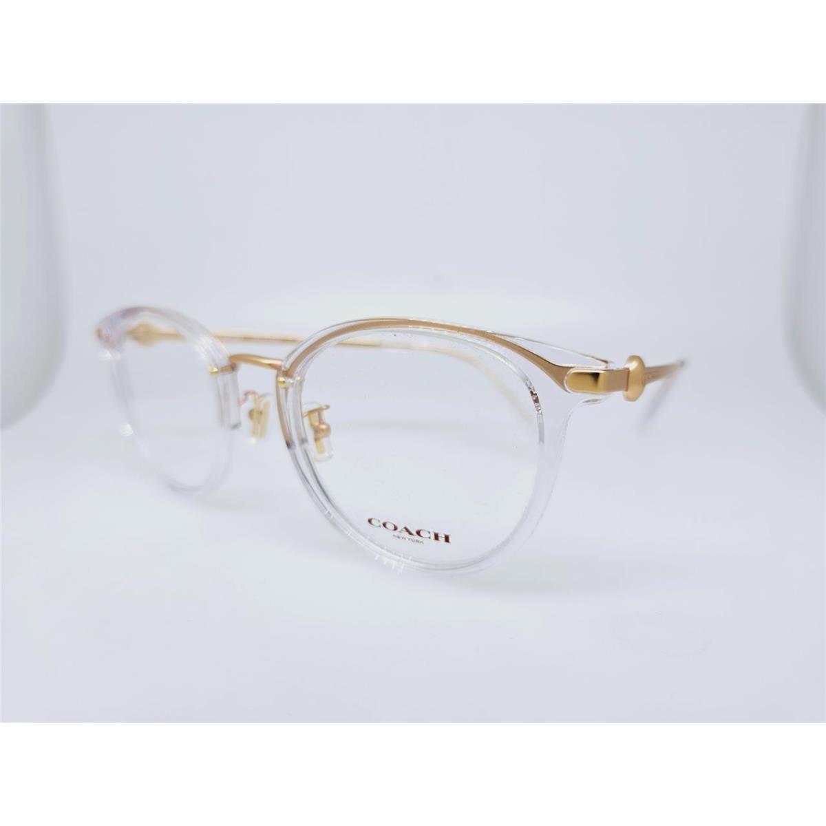 Coach Prescription HC5133D 5111 52MM Crystal Clear Frame W/ Clear Demo Lenses