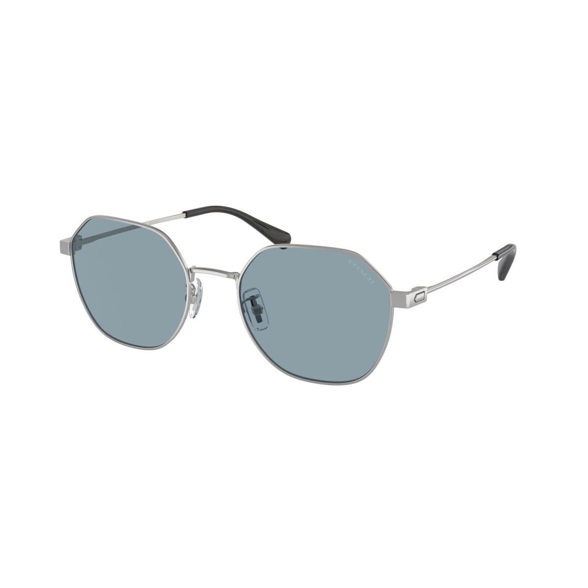 Coach Men`s 54mm Silver Satin Color Sunglasses HC7155-900172-54