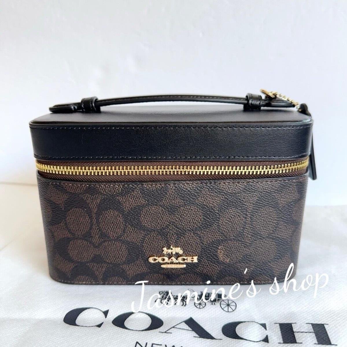 Coach Cosmetic Case In Signature Canvas CW728