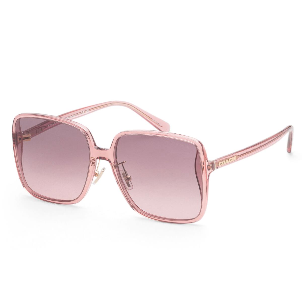 Coach Women`s 61mm Transparent Berry Sunglasses HC8368D-580046-61