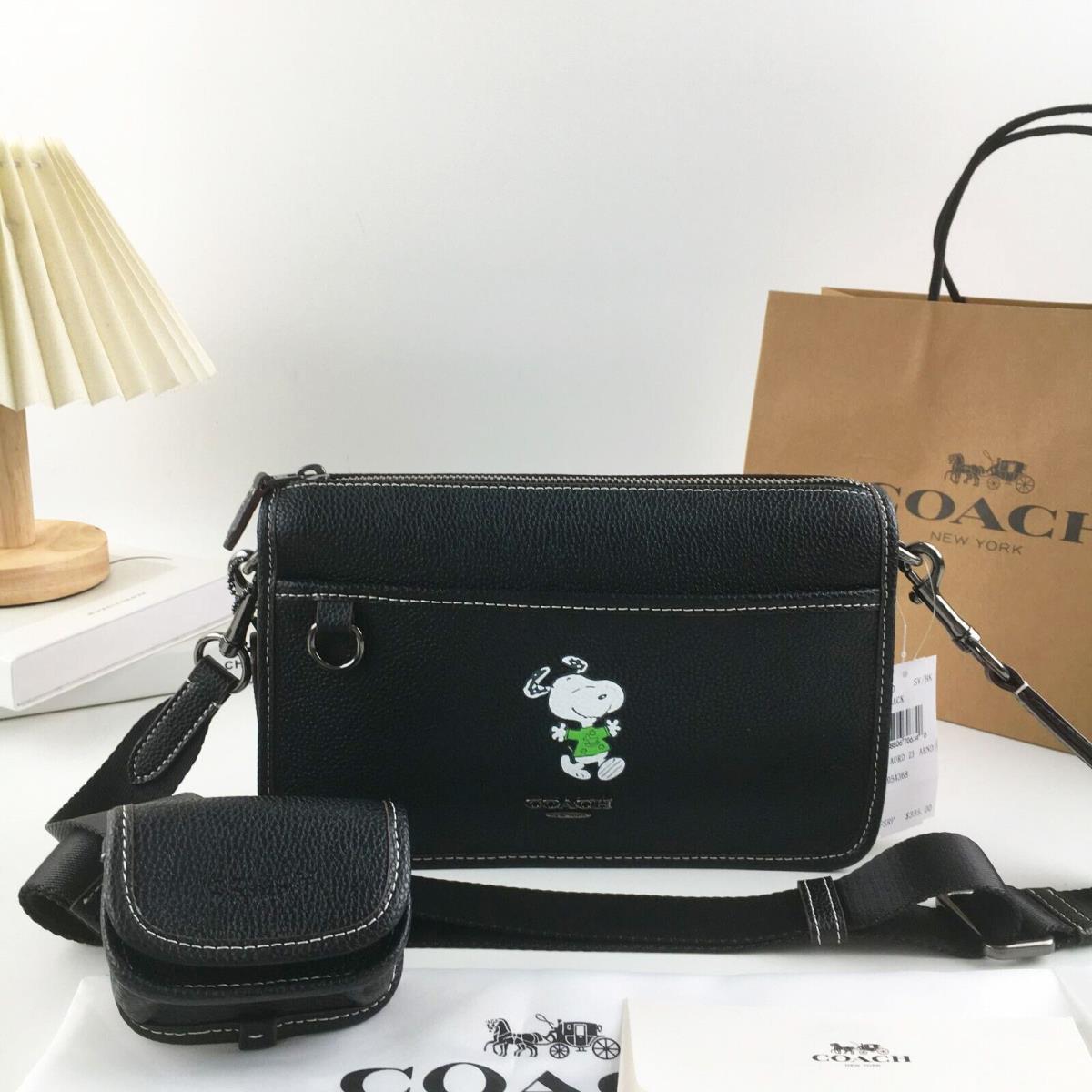 Coach x Peanuts Heritage Convertible Crossbody Snoopy Motif Bag CE710 Outlet