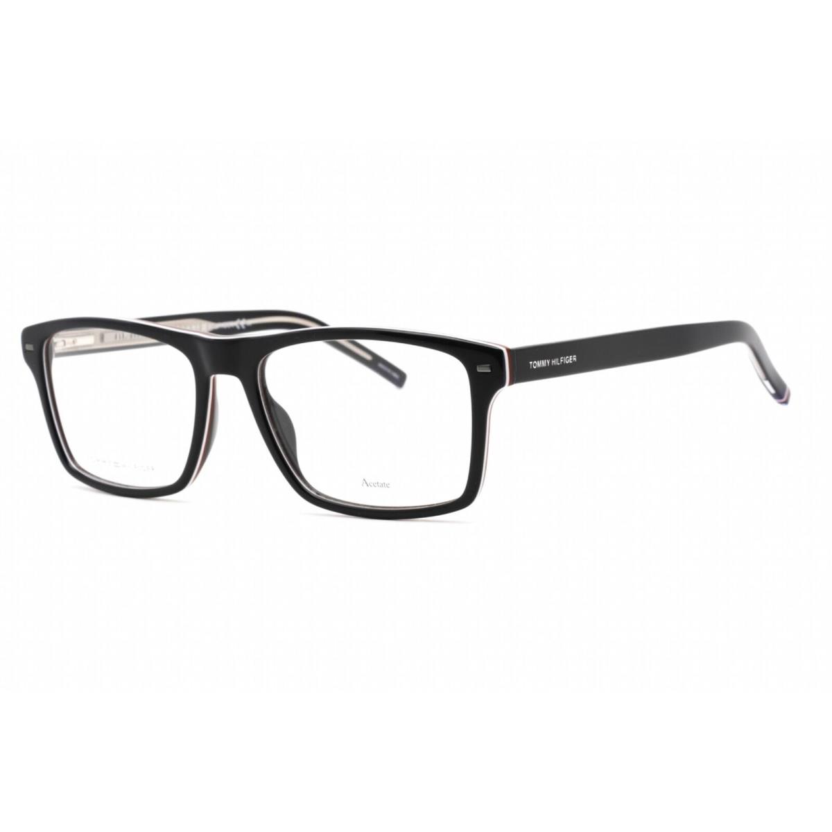 Tommy Hilfiger Men`s Eyeglasses Blue Plastic Rectangular Frame TH 1770 Pjp