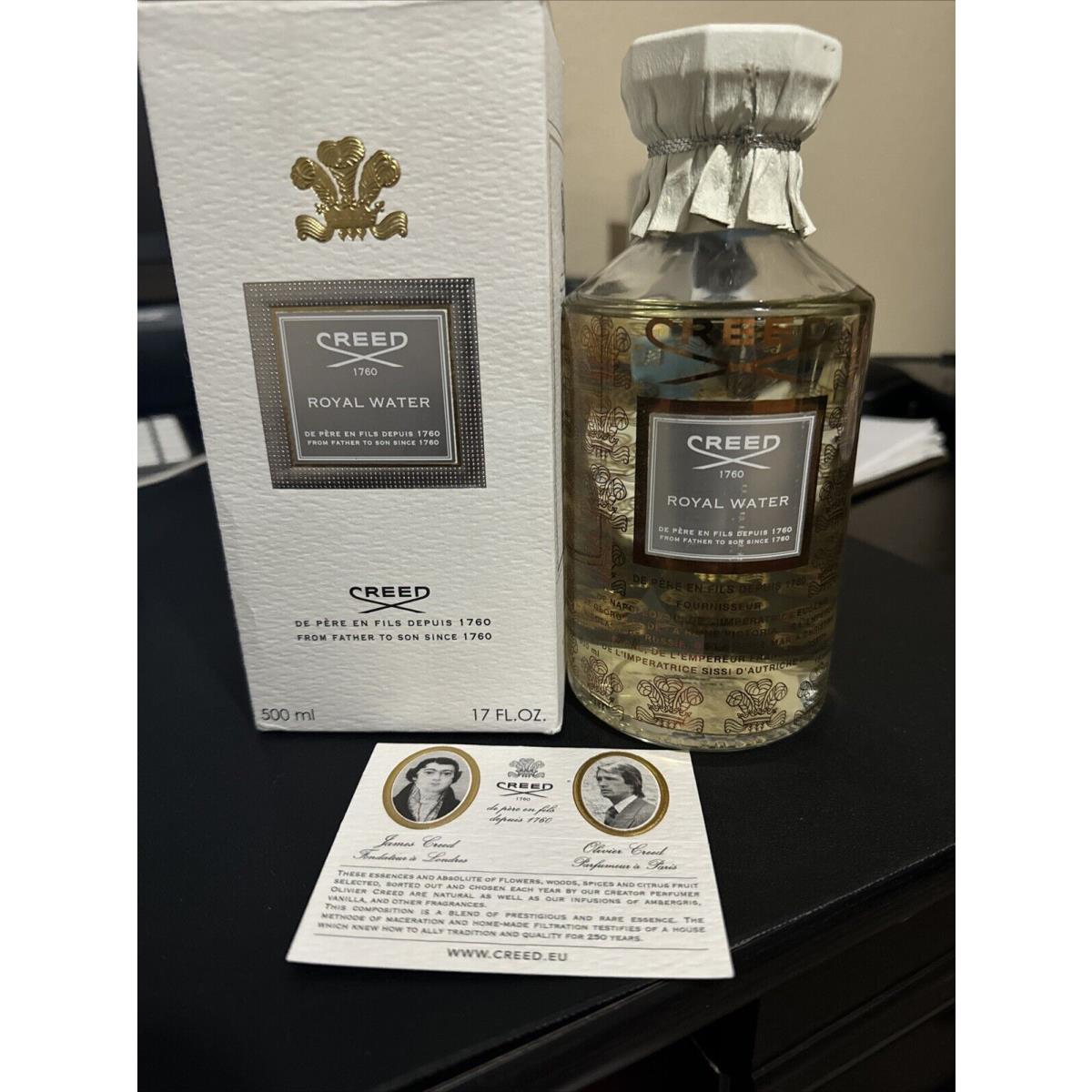 Creed Royal Water 500 Ml / 17oz Batch C3617X01