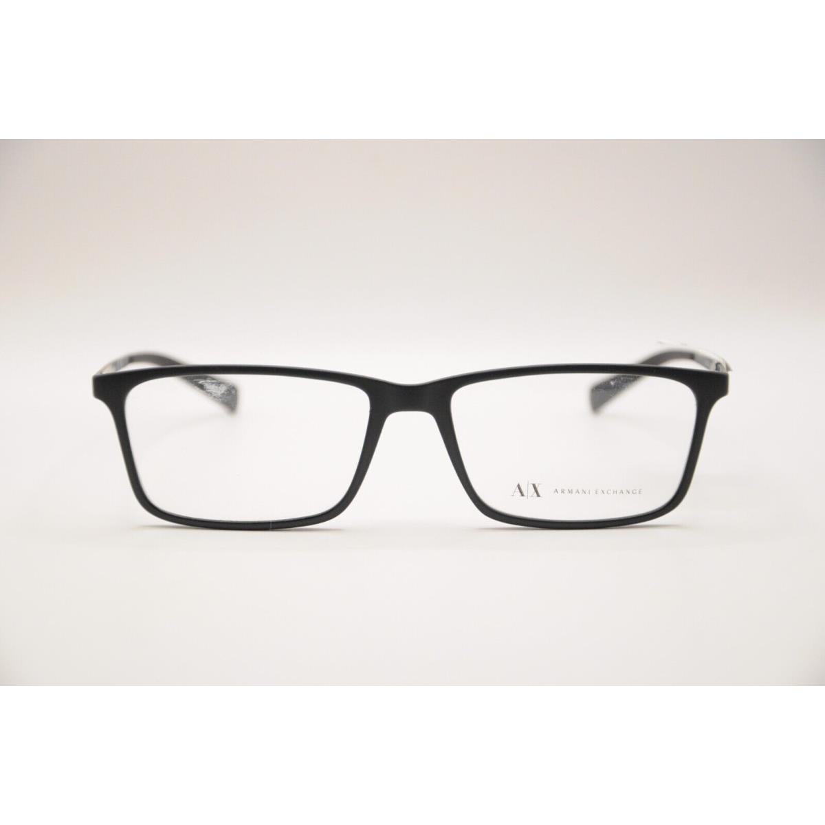 Armani Exchange AX 3027 8078 Rectangular Eyeglass Frames Black