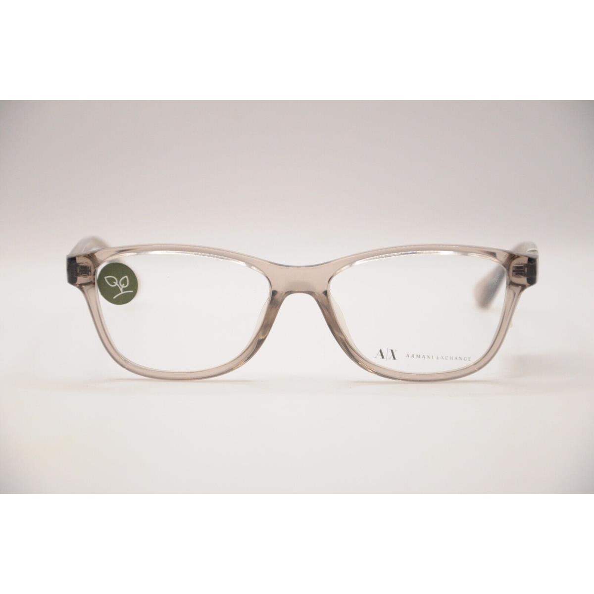 Armani Exchange 0AX3082U 8240 Square Eyeglass Frames Clear Brown 53-16-140