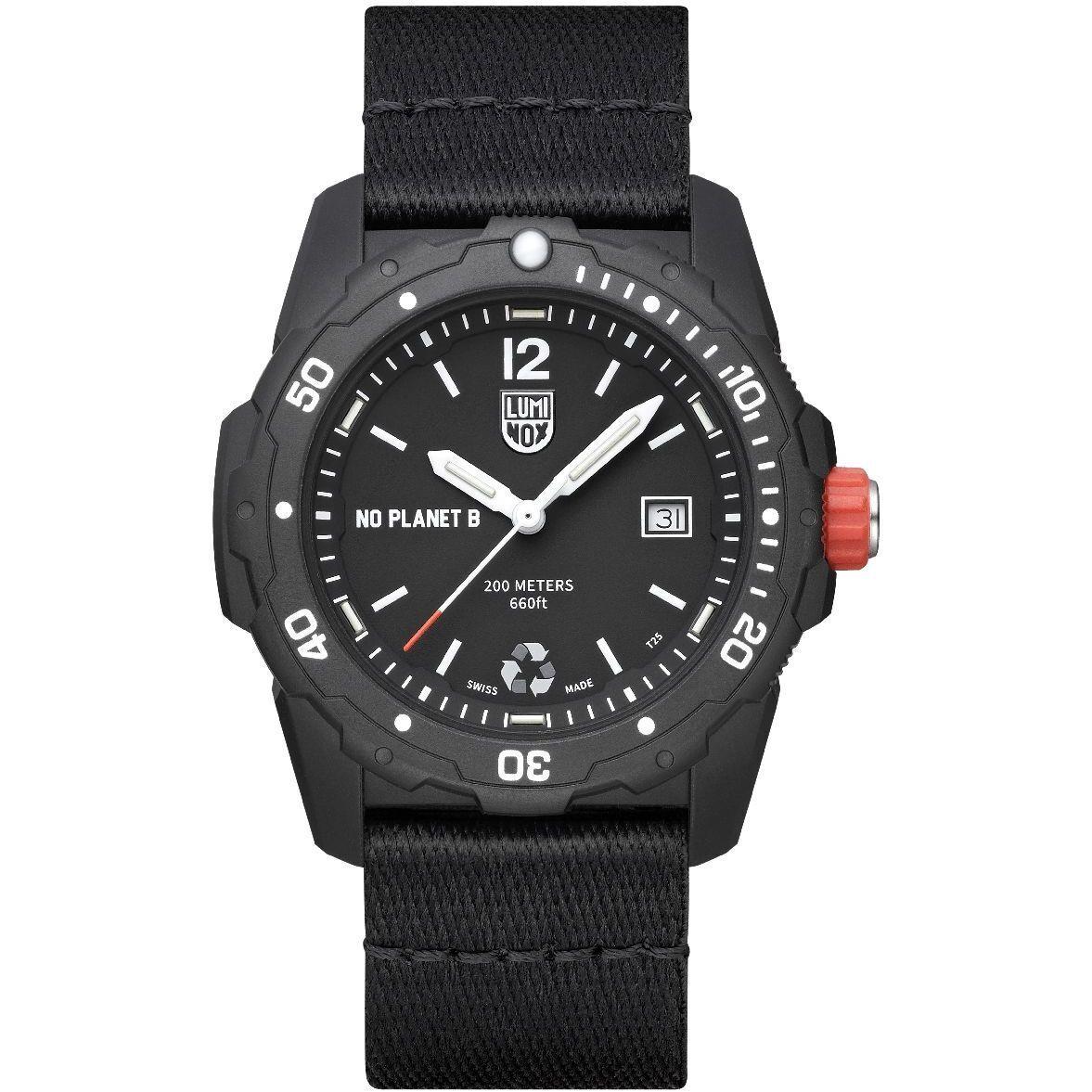 Men`s Luminox Bear Grylls Survival Eco NO Planet B Watch XB.3722.ECO