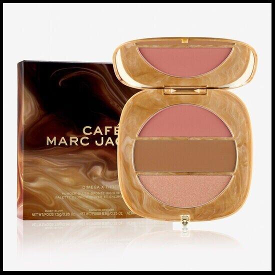 Marc Jacobs Cafe O Mega x Three Powder Blush Bronze Highlight Palette You Choose 250 Tantalize Glow