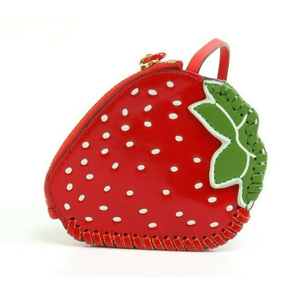 Tory Burch Strawberry Fruit Coin Case Bag Charm