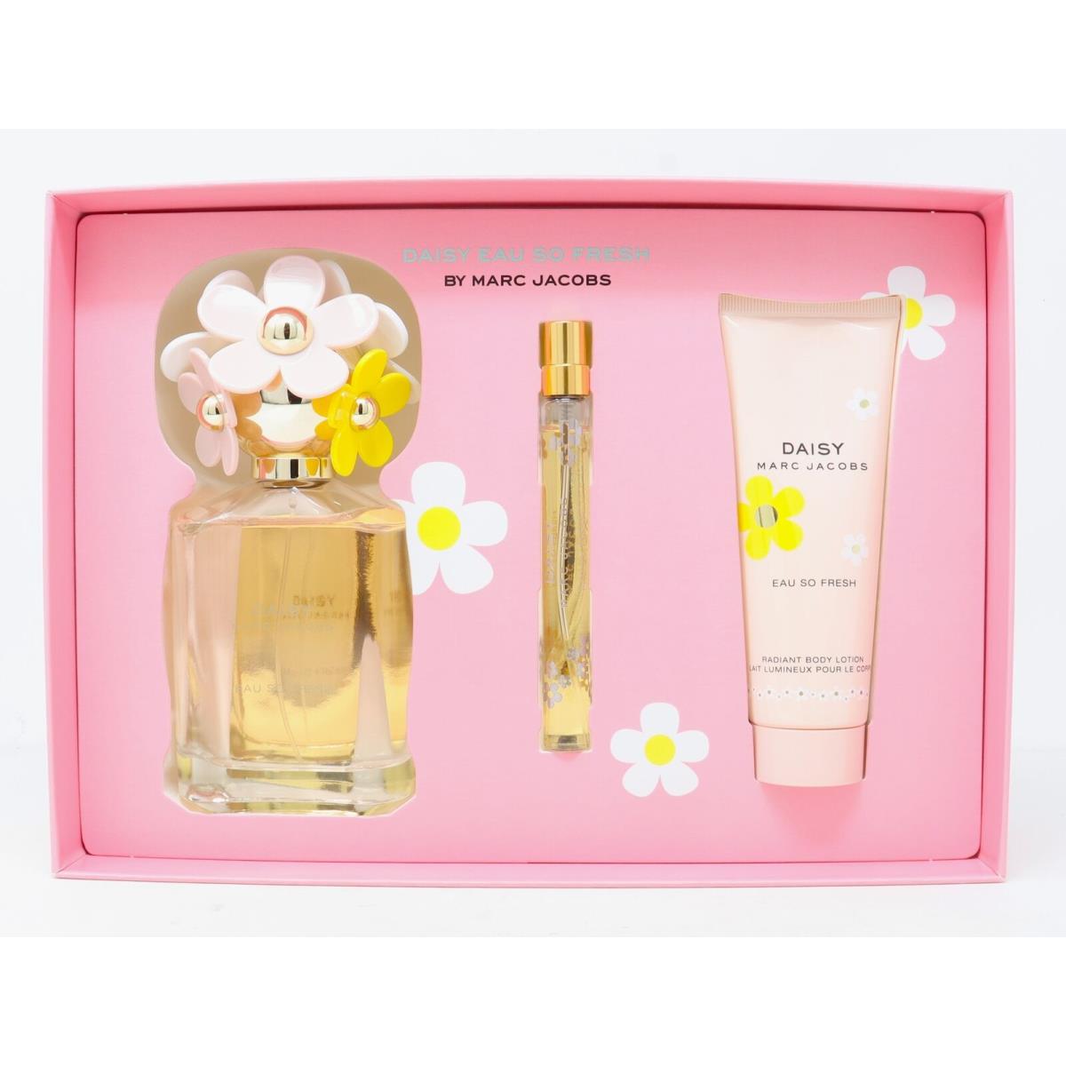 Marc Jacobs Daisy Eau So Fresh Eau De Toilette 3-Pcs Gift Set /