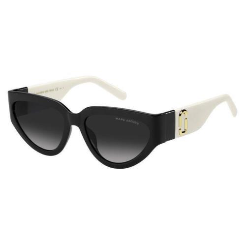 Marc Jacobs Sunglasses Marc 645/S 80S/9O Black White Dark Gray Woman