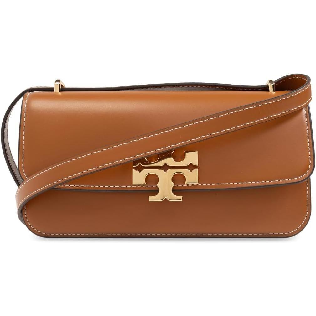 Tory Burch Hb Eleanor Brown Small Convertible Cotton Bag Whiskey