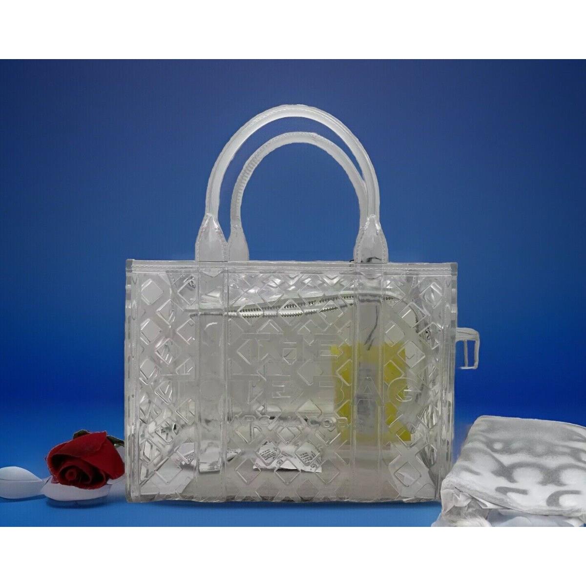 Marc Jacobs Women s The Jelly Small Clear Pvc Tote In White/ Clear