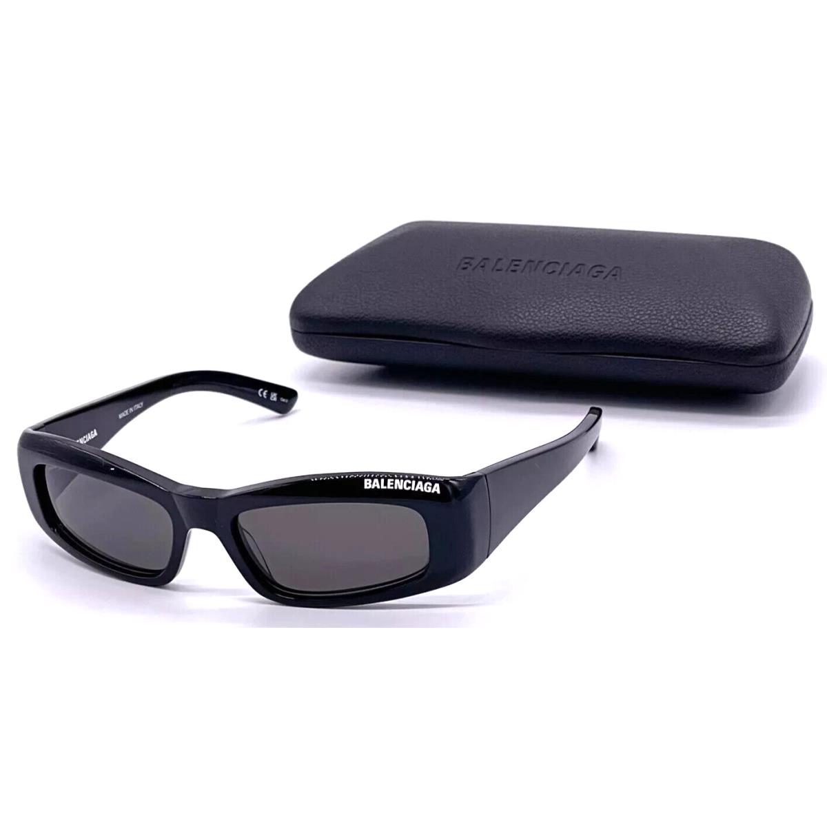 Balenciaga BB 0266S 001 Polished Black Sunglasses 57-18