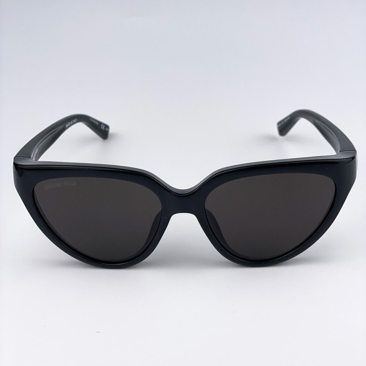 Balenciaga BB0149S 001 Black Grey Cat Eye Women Sunglasses