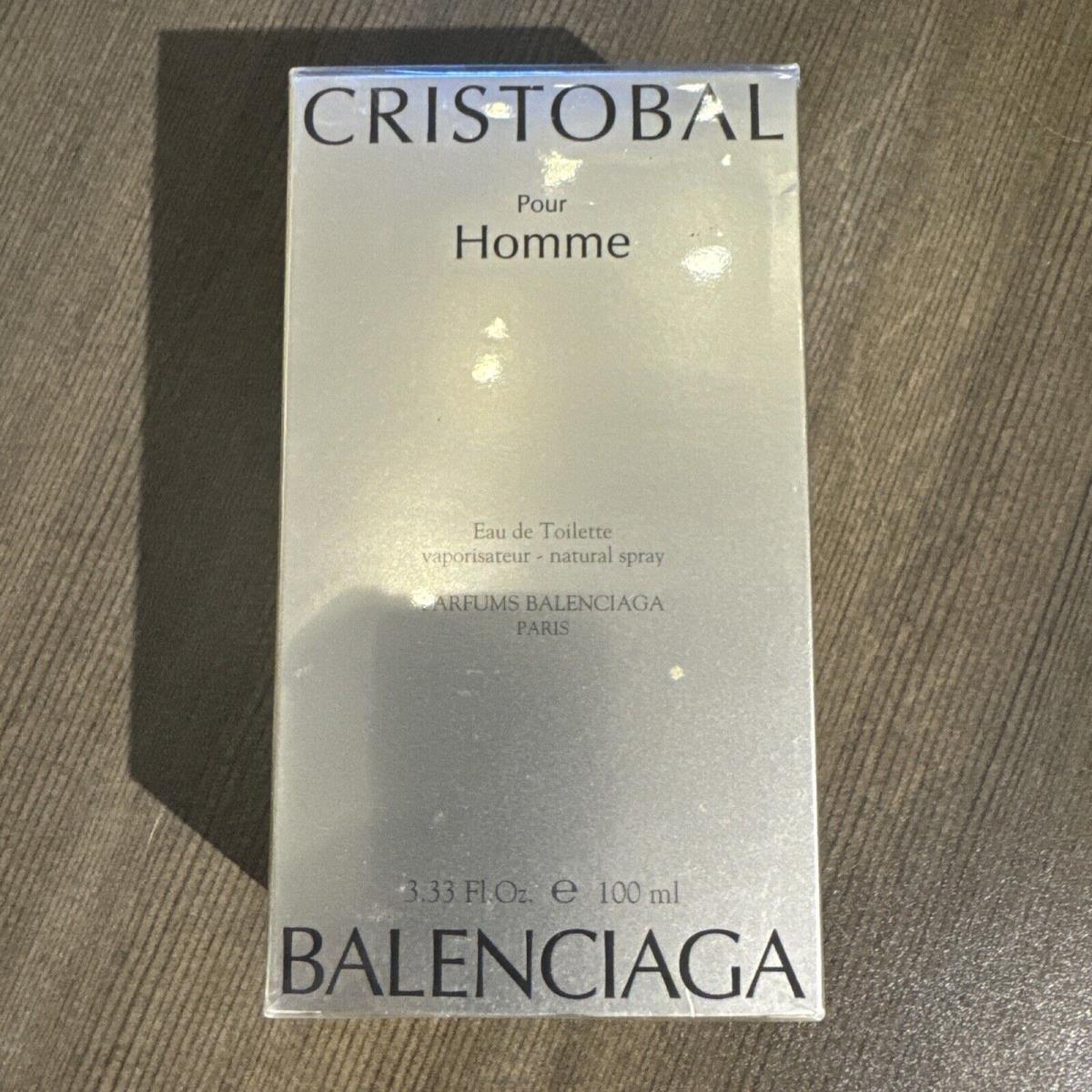 Cristobal Pour Homme Balenciaga 3.4 Oz/100 Ml. Sealed. Vintage Rare Htf