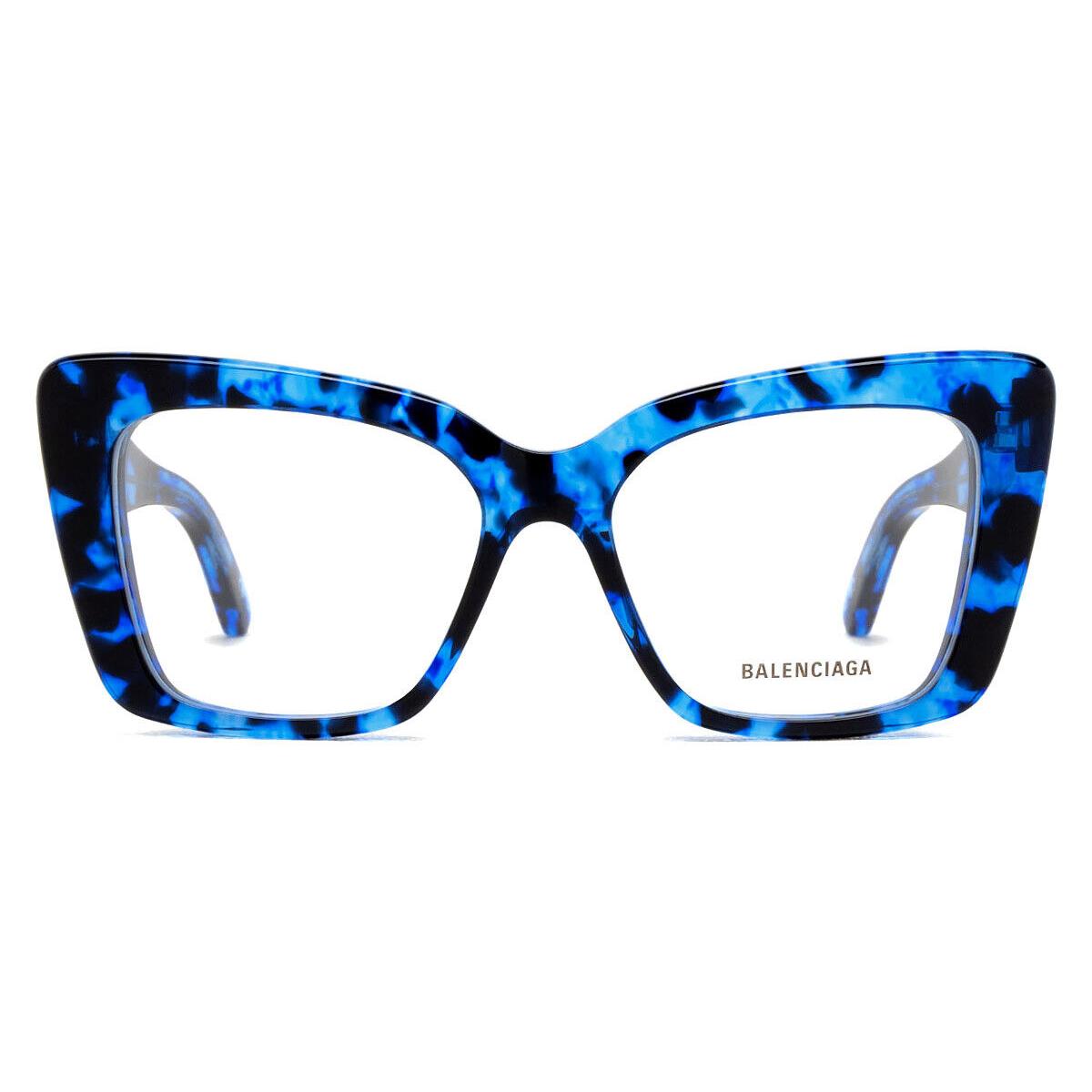 Balenciaga BB0297O Eyeglasses Women Blue 52mm