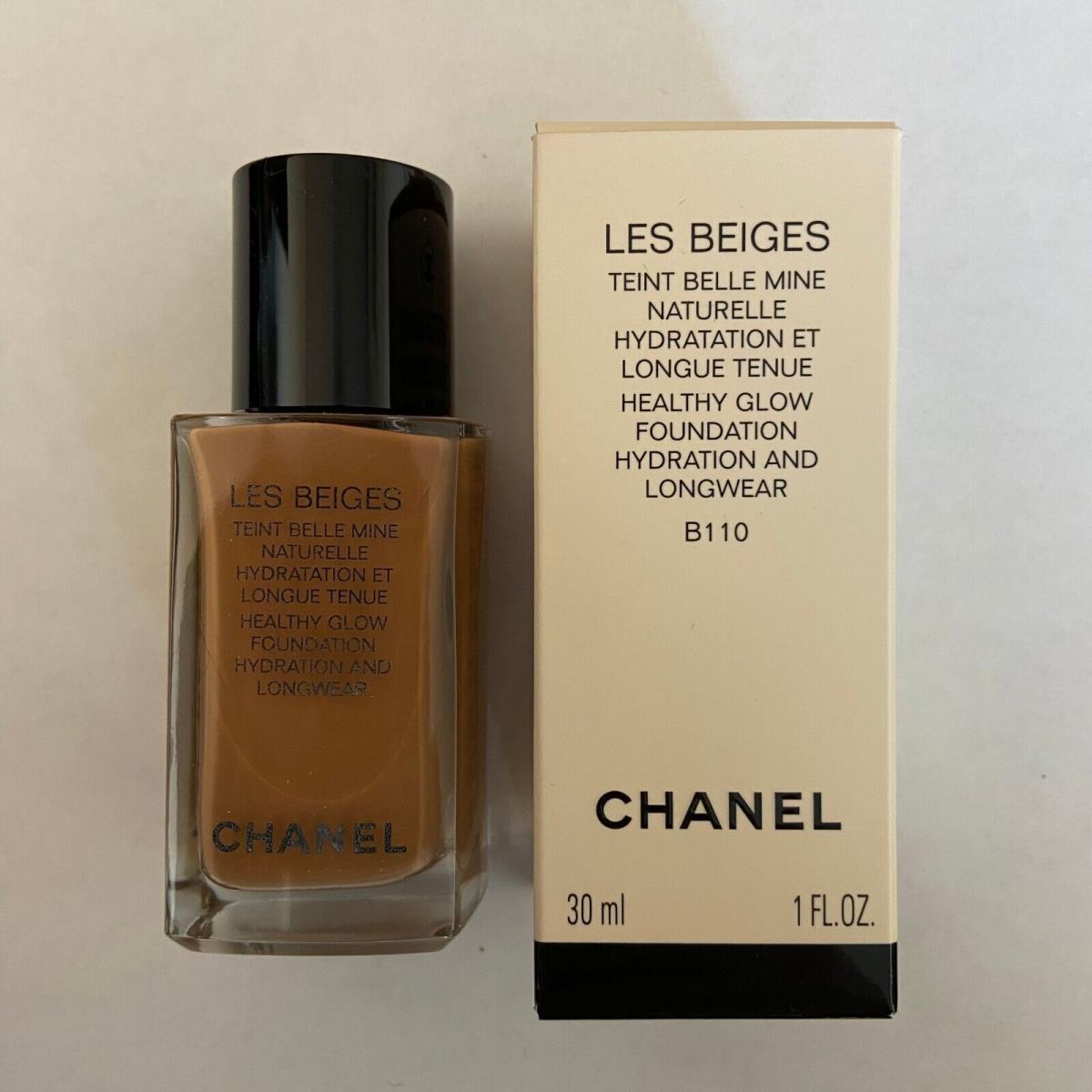 Chanel Les Beiges Healthy Glow Foundation Longwear Autenthic B110