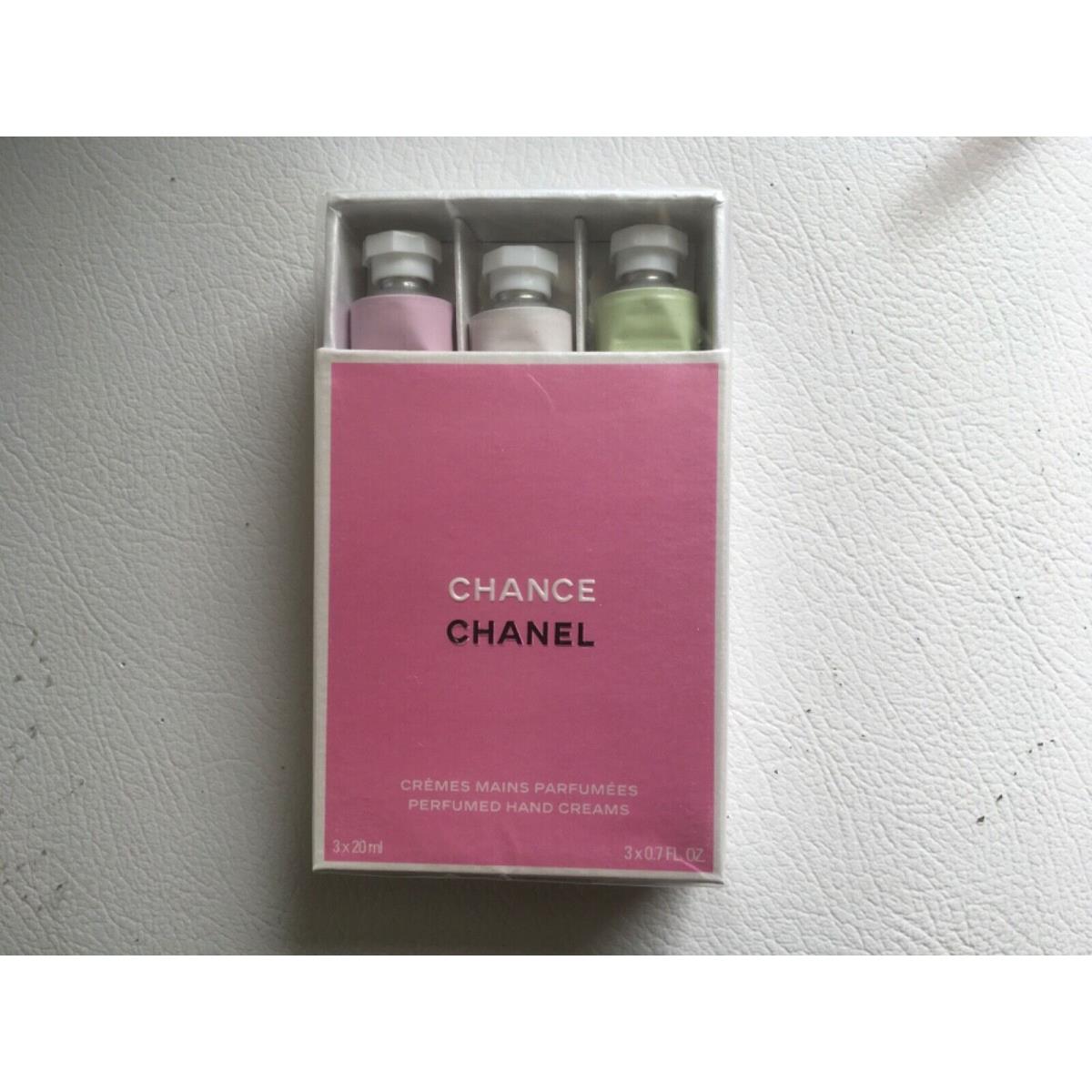 New/sealed 3PC Chanel Chance Perfumed Hand Cream Chance Eau Tendre/eau Fraiche