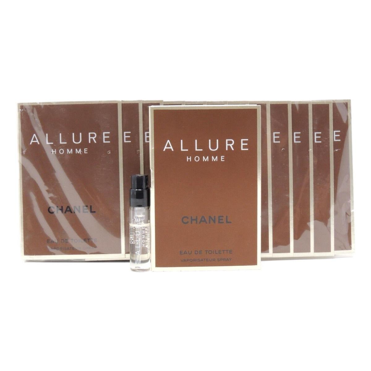 Chanel Allure Homme Edt 1.5ml .05fl oz x 12 Cologne Spray Sample Vials