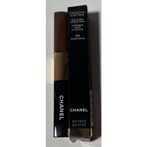 Chanel 184 Intense Brown Le Rouge Duo Ultrawear Liquid Lip Colour