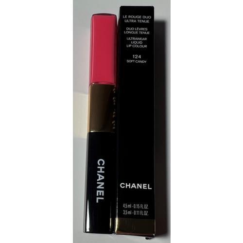 Chanel 124 Soft Candy Le Rouge Duo Ultrawear Liquid Lip Colour