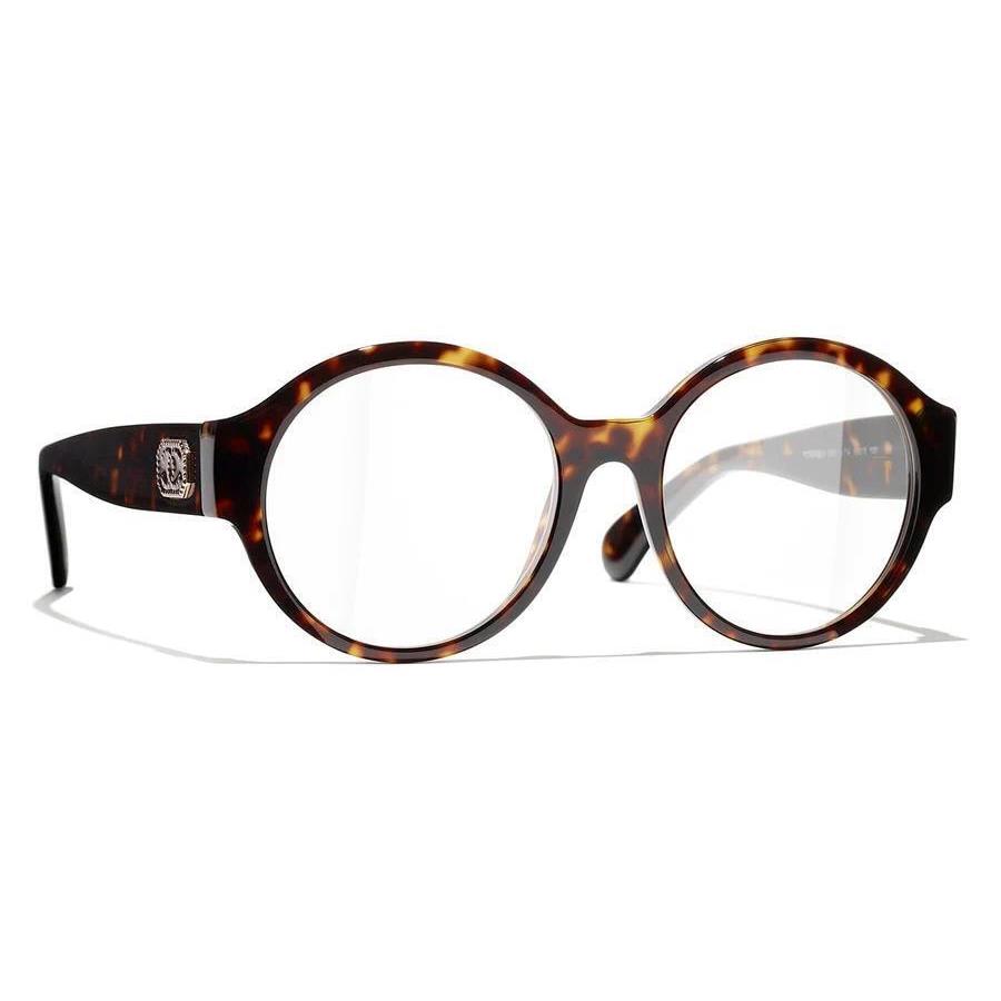 Chanel 3437 C714 Womens Eyeglasses Dark Tortoise 52-18-140