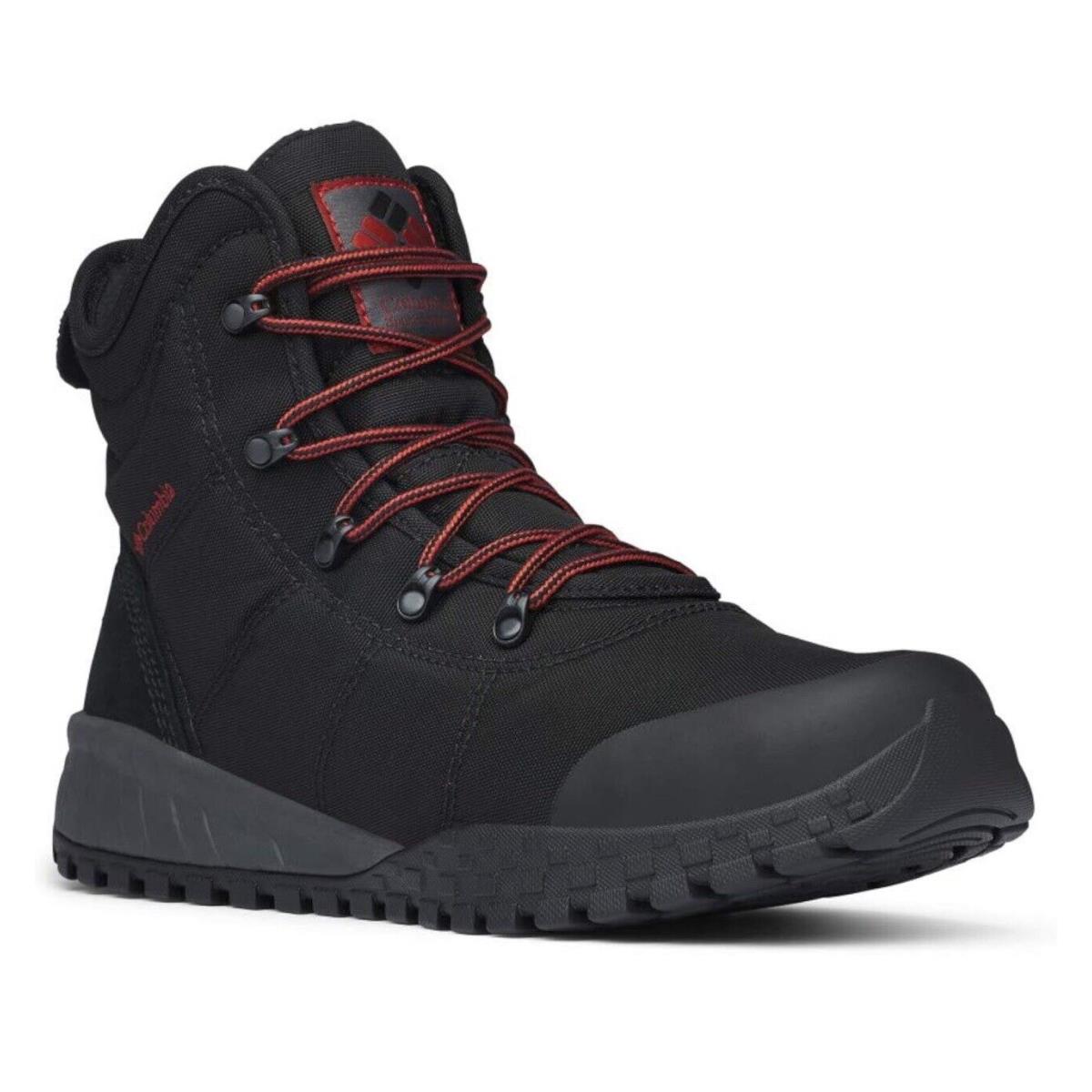 Columbia Fairbanks Omni-heat BM2806-010 Black Waterproof Outdoor Boot Men Sz 11