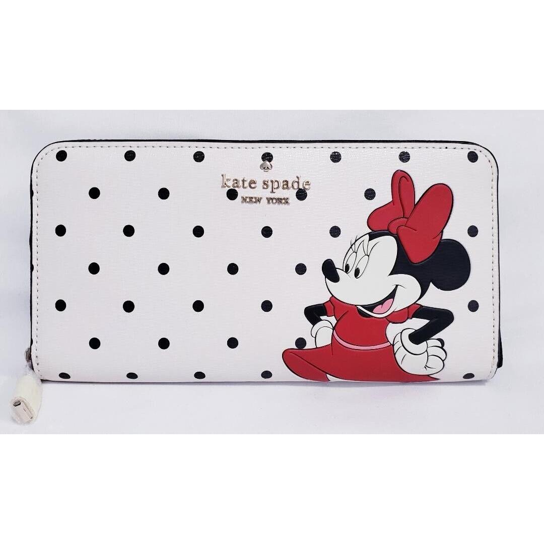 Kate Spade Disney Minnie Large Zip Continental Wallet