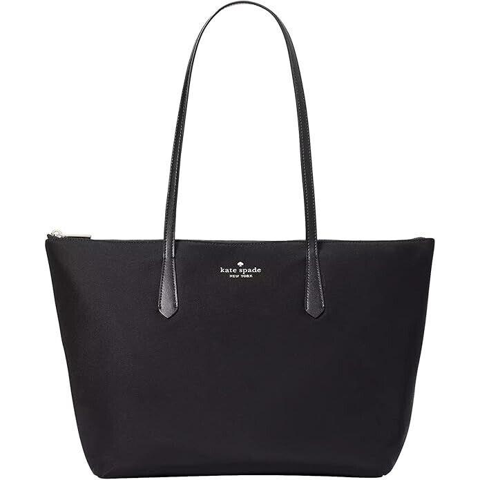 Kate Spade Kitt Nylon Large Tote Black 1 - Exterior: Black