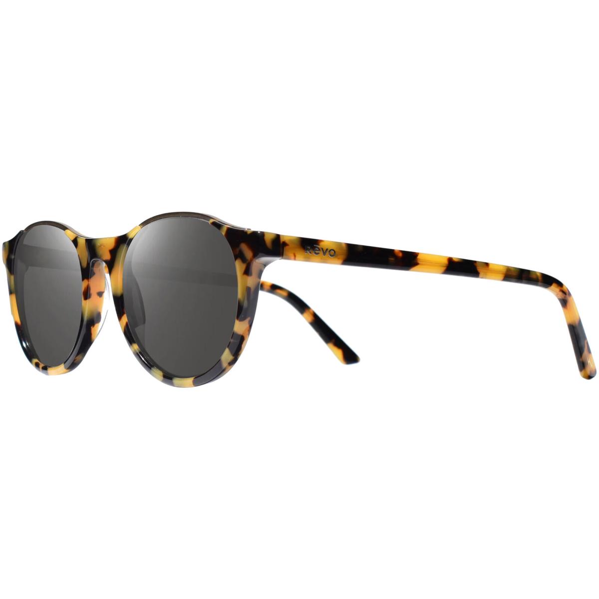 Revo Kendall Toole Nolita Polarized Women`s Rounded Sunglasses - RE1200 - Japan Tortoise/Graphite (02GY)