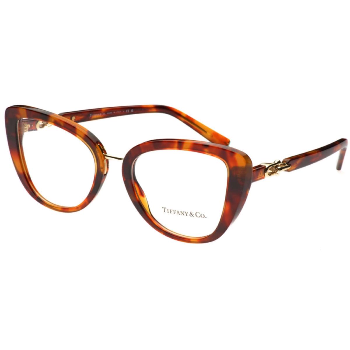 Tiffany Co. Reading Glasses TF 2242 8002 50-19 Tortoise Gold Frames Readers