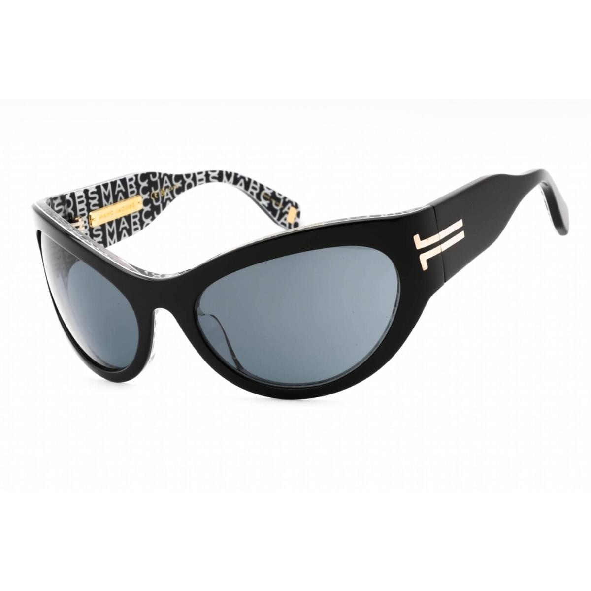 Marc Jacobs Women`s Sunglasses Black Cat Eye Plastic Frame MJ 1087/S 0807 2K