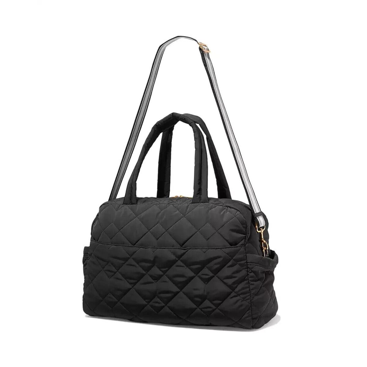 Marc Jacobs Dimond Quilted Nylon Large Bag Black Gold