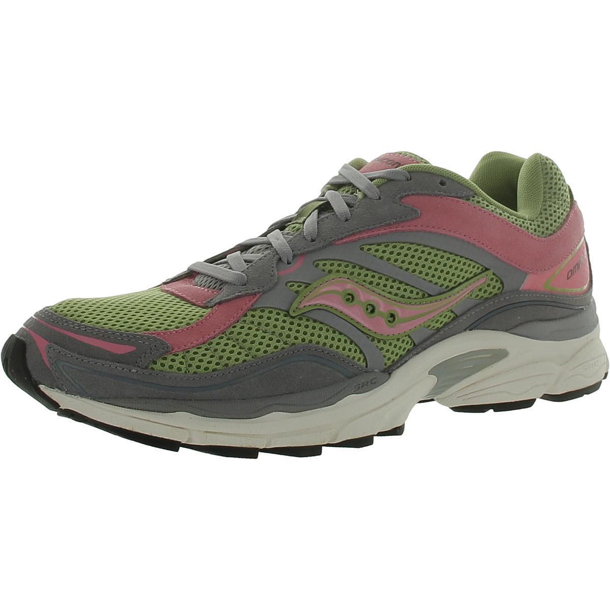 Saucony Mens Progrid Omni 9 Fitness Running Training Shoes Sneakers Bhfo 9226 - Gray/Green