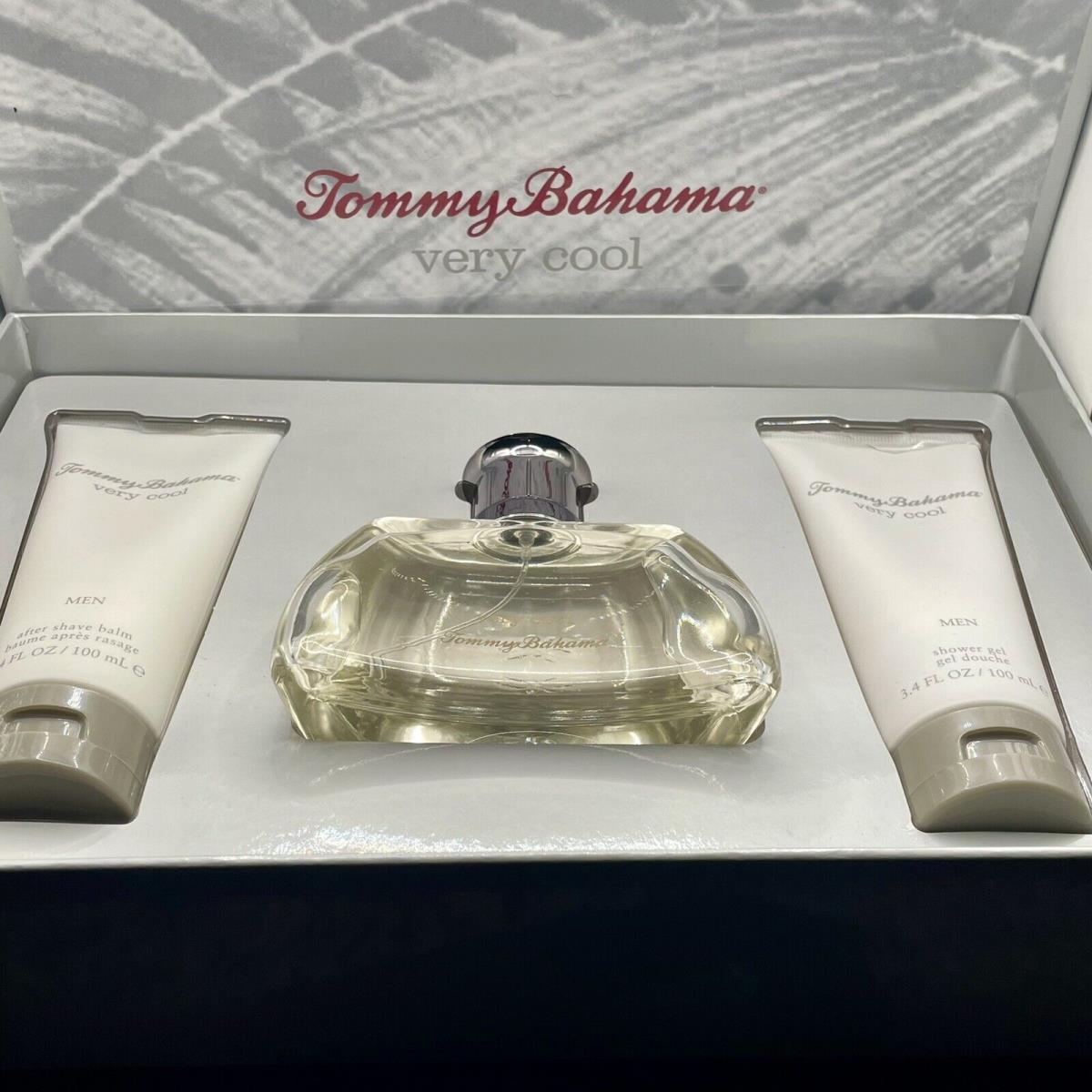 Tommy Bahama Very Cool 3pc Gift Set 100ml Edt Spray Men Old Formula + Aftershv