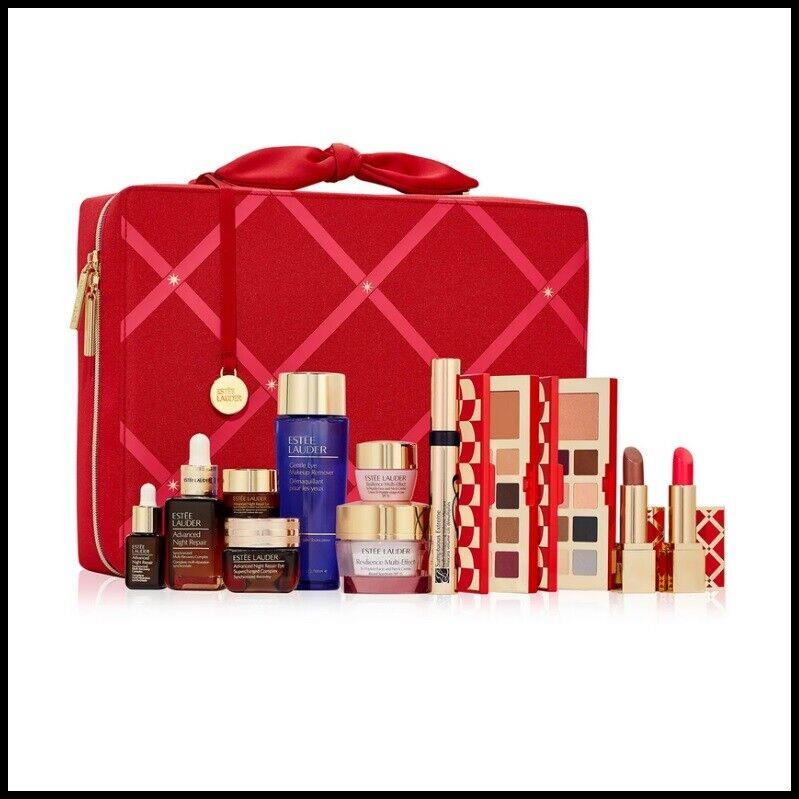 Estee Lauder Blockbuster 12pc Holiday Makeup Gift Set Pick Moisturizer Resilience Multi-Effect Tri-Peptide Cream